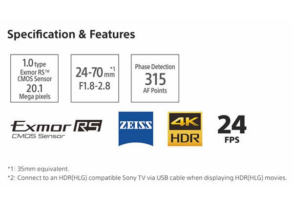 sony zv1 specifications