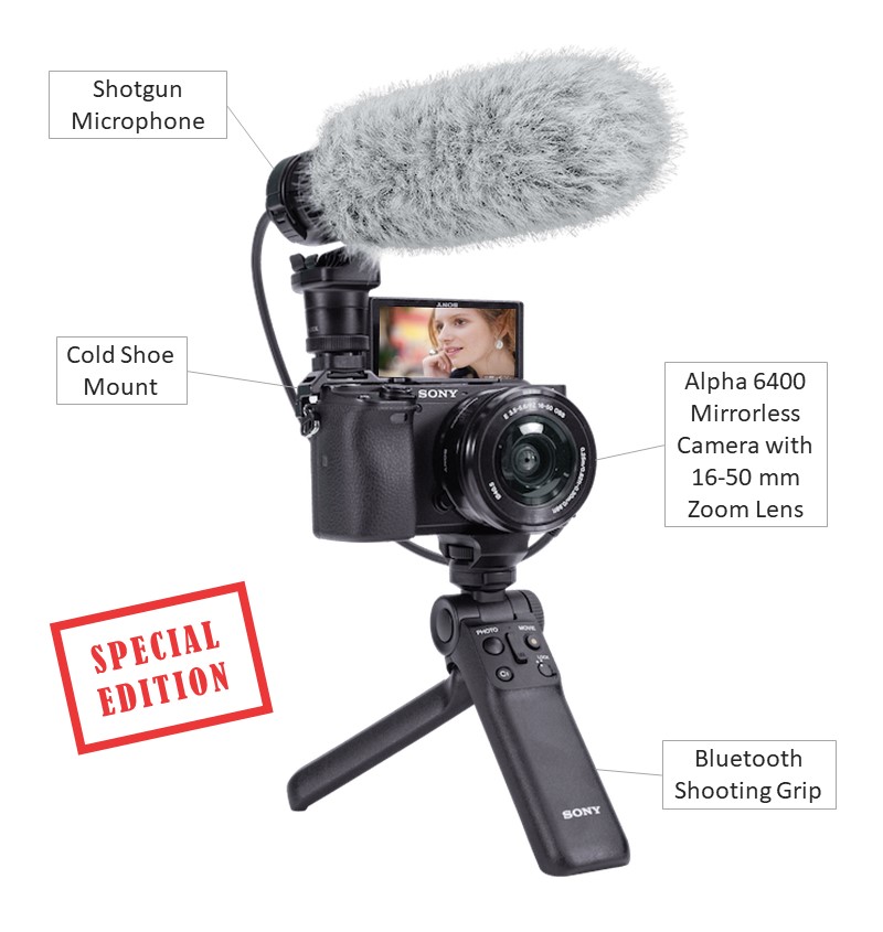 Sony Vlogging Kit Sony Vlogging Kit with Accesory Details